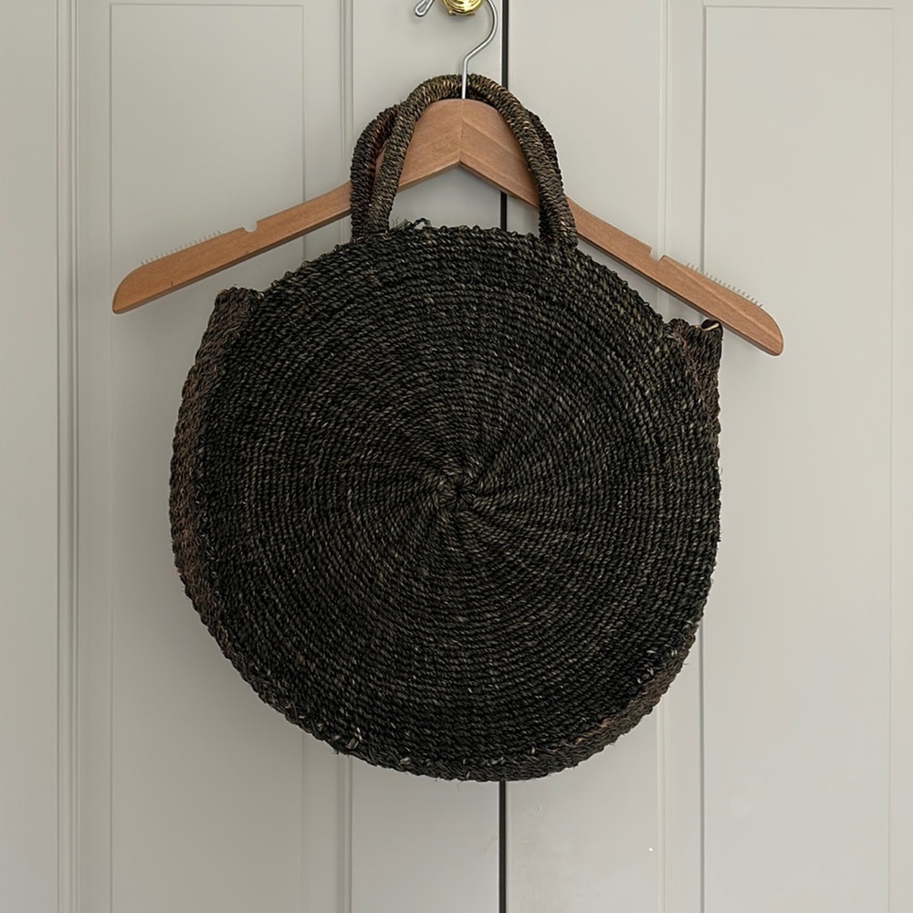 Clare V Raffia Woven Handle Bag - Picture 3 of 9